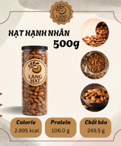 Hạt Hạnh Nhân 500g